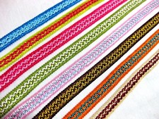2m Posamenten-Borte Webband/1,30€ pro Meter/verschiedenen Farben 18mm breit B257