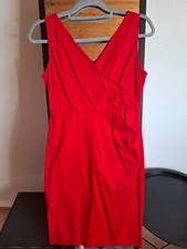Küstenluder Rockabilly Bleistiftkleid in rot, Gr. L