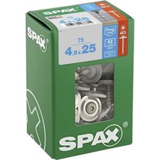 75er Multipack SPAX 4577000450257 Spenglerschraube 4.5 mm 25 mm T-STAR plus