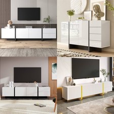 TV Schrank Sideboard Wohnzimmer Möbel Fernsehschrank Fernsehtisch Hochglanz Neu