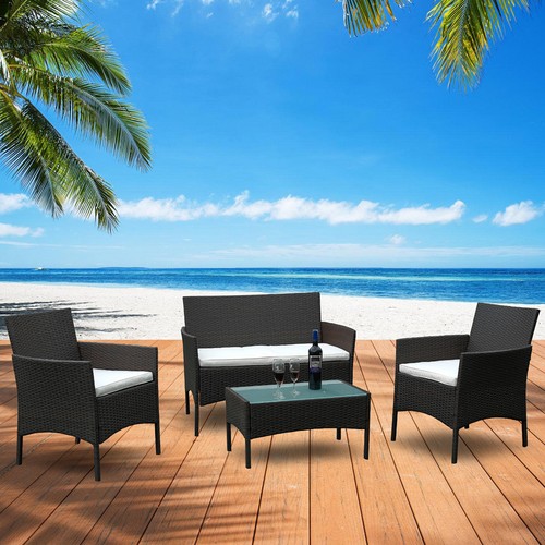 Sitzgruppe ecke polyrattan - ecke,