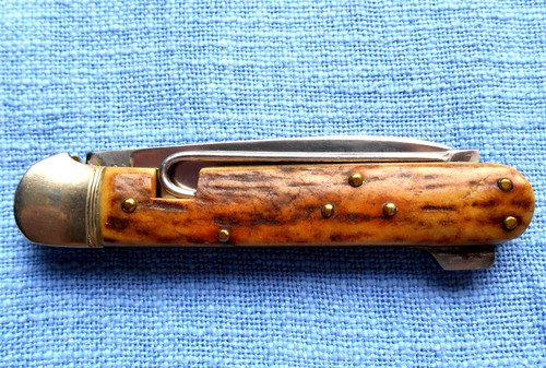 Antikes jagd taschenmesser - jagd,
