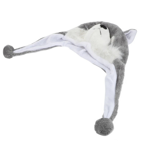 Cartoon plush hat - plush, shaped