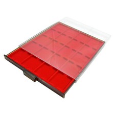 Münzaufsteller Tablett Box