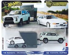 HOT WHEELS Team Transport '89 Toyota Supra MK3 & '18 Toyota 4Runner HRV37