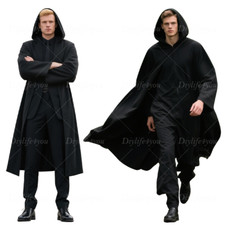 Adults Mens Hooded Robe Cloak