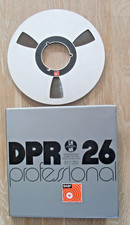 BASF DPR 26  Metall-Spule  mit Recording Tape 26,5er 1280m lang, bespielt