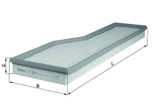 Luftfilter knecht 582 - lx, 582/1