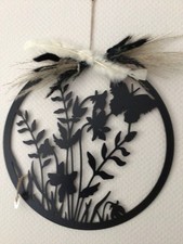 Kranz  Türkranz  Metallkranz Fensterdeko Trockenblumen Flowerhoop Fensterdeko