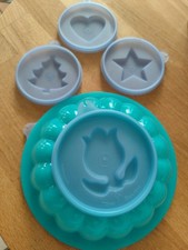 Tupper Puddingform mit Deckel Schüssel Schale Dose 20 cm HERZ BLUME STERN BAUM 