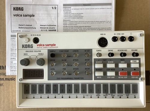 Korg volca sample weiß - korg,