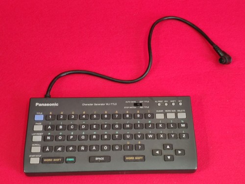 Panasonic character generator - panasonic,