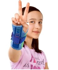 kidz medi Handgelenkorthese Größe IV Rechts Blau Kinderbandage Stabilität