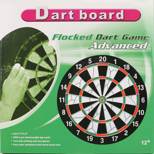 Dartscheibe inkl dartpfeile - dartscheibe,