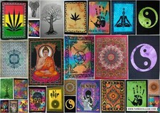 Indischer Mandala Wandteppich