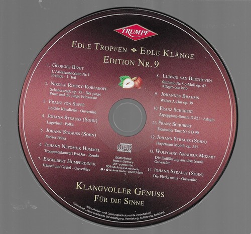 Edle klänge und - edle, tropfen