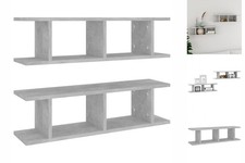 Wandregale 2 Stk. Betongrau