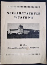 Wustrow Ostsee Fischland Seefahrtschule Prospekt 20 Jahre 1969