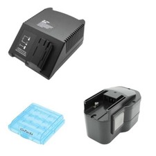 Ladegerät + Akku für AEG