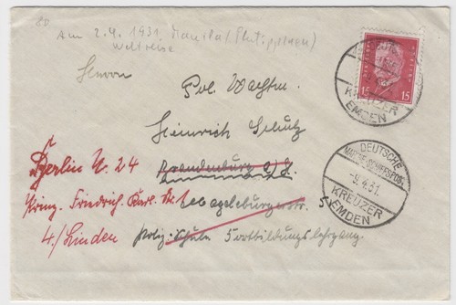 Brief marine schiffspost - brief, marine-schiffspost