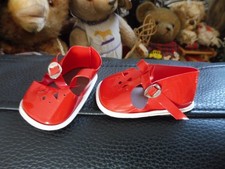 Alte Puppenschuhe - z.B. für Schildkröt o. a.  Celluloidpuppen -L  7 cm