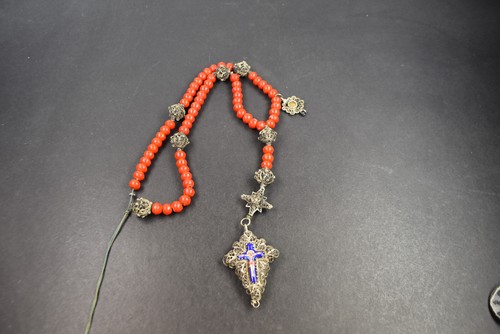 Antiker rosenkranz silber - antiker,