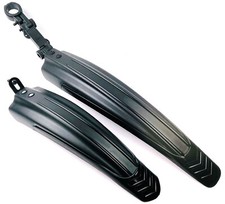 Fahrrad Schutzblech Schwarz Set 26 - 28 Zoll Vorne & Hinten Universal Kotflügel