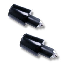 Alu Lenkerenden CNC schwarz /