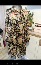 Chiffon Kleid mit Voillant