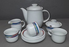 Kaffeegedeck Arzberg Porzellan Kanne,Tasse, Untertasse, Milch/Zucker Set D 1224
