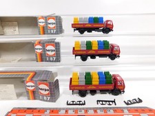 3x Herpa H0 1:87 LKW Mercedes