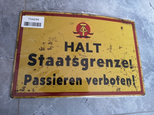 Ddr grenzschild staatsgrenze - grenzschild,