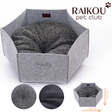 Stylischer Filz Katzenkorb mit