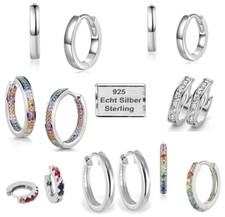 Creolen Silber 925 Klapp