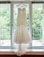 Wunderschönes Brautkleid von La Sposa Gr.36 Fit and Flare Mermaid