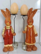 Osterhasenpaar, Deko, mit