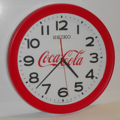 Coca cola quartz wanduhr - coca-cola,