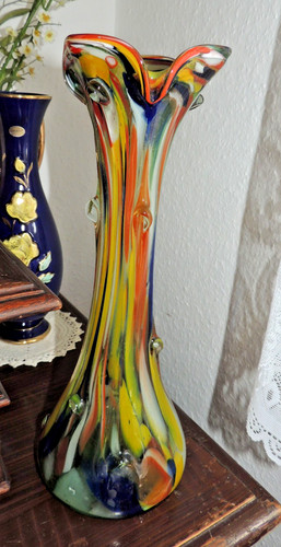 Alte bunte vase - alte,