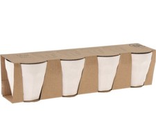 Becher weiss Porzellan 90 ml