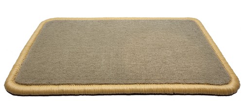 Beige fußmatten velour - beige, für
