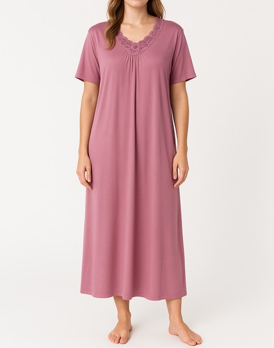 Damen nachthemd hauskleid - damen,