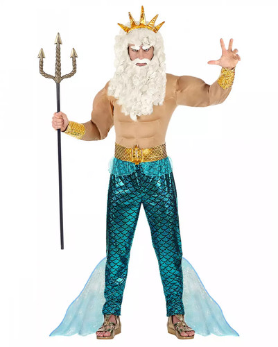 Poseidon kostüm mit - poseidon,