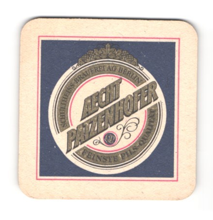 Bierdeckel berlin schultheiss - bierdeckel, berlin,