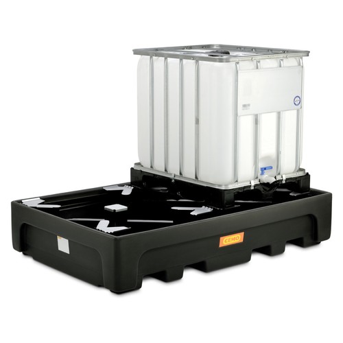 Ibc auffangwanne für 2x - ibc, pe-auffangwanne