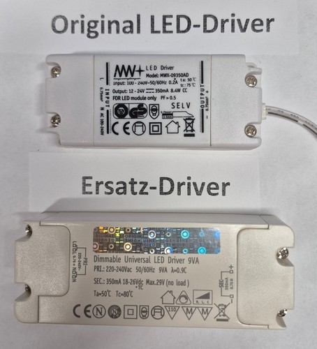 Ersatz led driver für - led, typ