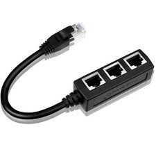 RJ45 Ethernet Splitter Adapter