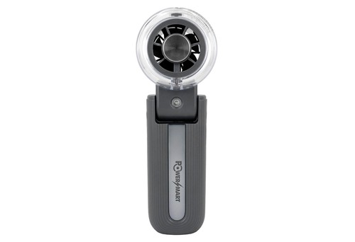 Portable handheld fan with led - with,
