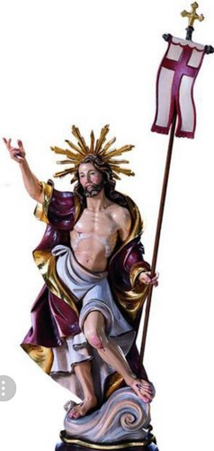Statue des auferstandenen - des,