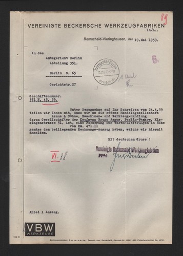 Remscheid vieringhausen brief - remscheid-vieringhausen,,