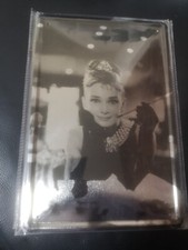 Blechschild 20x30 Film Star, Audrey Hepburn, Bild Poster Plakat Deko, K2